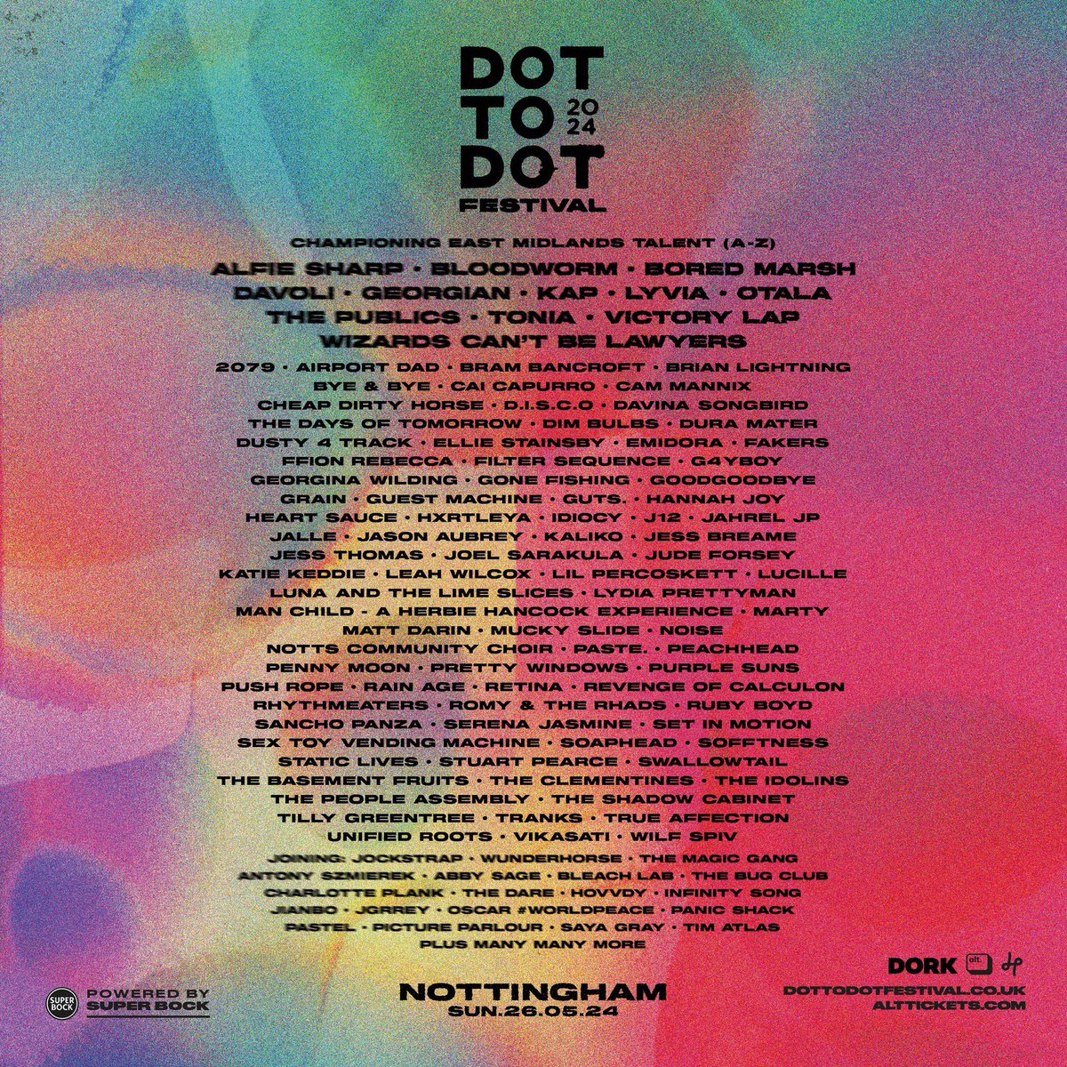🤩 It’s Dot To Dot Nottingham day!! 🎶 @LeftLion photographers and writers will be there - come and say hi 👋🏻