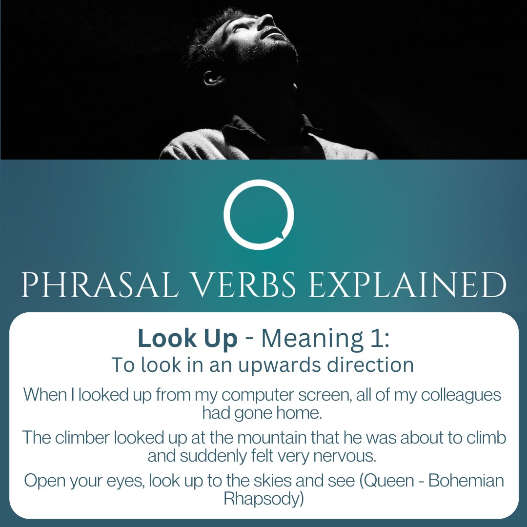 Do you know all of the meanings of the phrasal verb 'look up'. Here is a nice and easy one for you. To learn what the others are, visit my website on the link below👇

phrasalverbsexplained.com/post/the-phras…

Follow me for daily phrasal verb posts 😃

#PhrasalVerbs #LearnEnglish #Lamgtwt #TESOL