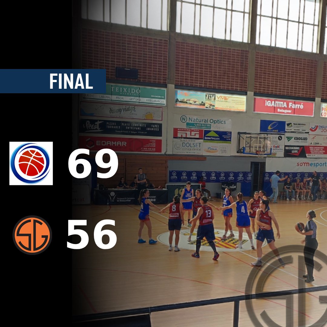 Derrota❌

El SÈNIOR 1 FEMENÍ cau en semifinals contra un equip molt dur com es el Balaguer😔

Partit molt complicat on vam lluitar fins el final💪🏽

Avui, juguem per la tercera posició🤩

✈️3r i 4t lloc
⏰16:30h
🆚 
📅 26/05/2024

Som-hi noies💪🏽

#ActitudSG 💙🧡