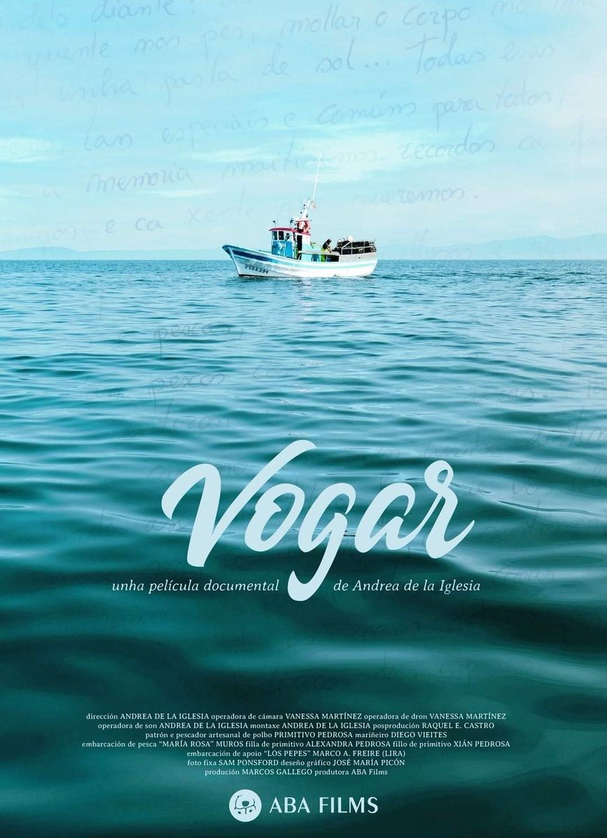 MiluchoL's tweet photo. Onte Carnota foi protagonista no Festival Cine do Mar de Marín. A curta-documental "Vogar" dirixida por Andrea de la Iglesia protagonizada por Primi Pedrosa e familia, conqueriron o Premio do público á mellor obra audiovisual na categoría novos/as creadores/as. Moitos parabéns!! https://t.co/8kICXwt2yF