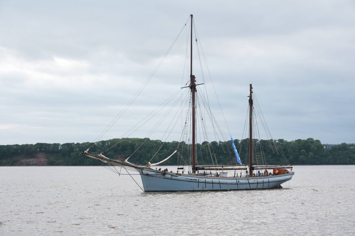sharpnessmike's tweet image. IRENE arriving at Sharpness for the Gloucester tall ships festival 23/5.