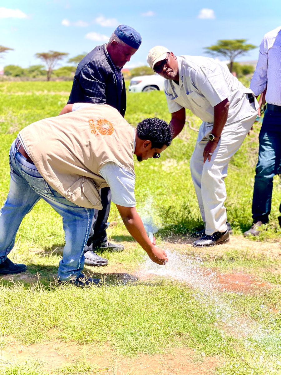 To improve access to safe, clean and water to communities, with support from @USAIDSomalia we are rehabilitating water points and providing infrastructure. Access to water remains key in ensuring healthy and resilient communities.