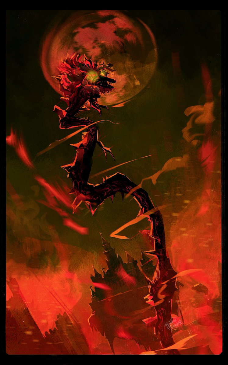 Rainbowphiloso1's tweet photo. I wanted to paint the Demon Dragon for a while now, but never found the time. Finally finished^^ Painted in CSP &amp; PS.

#Loz #totk #tearsofthekingdom #zelda #link #hyrule #sky #demon #demondragon #ganon #ganondorf #dragon #hyrulecastle https://t.co/5JUZ1274xt