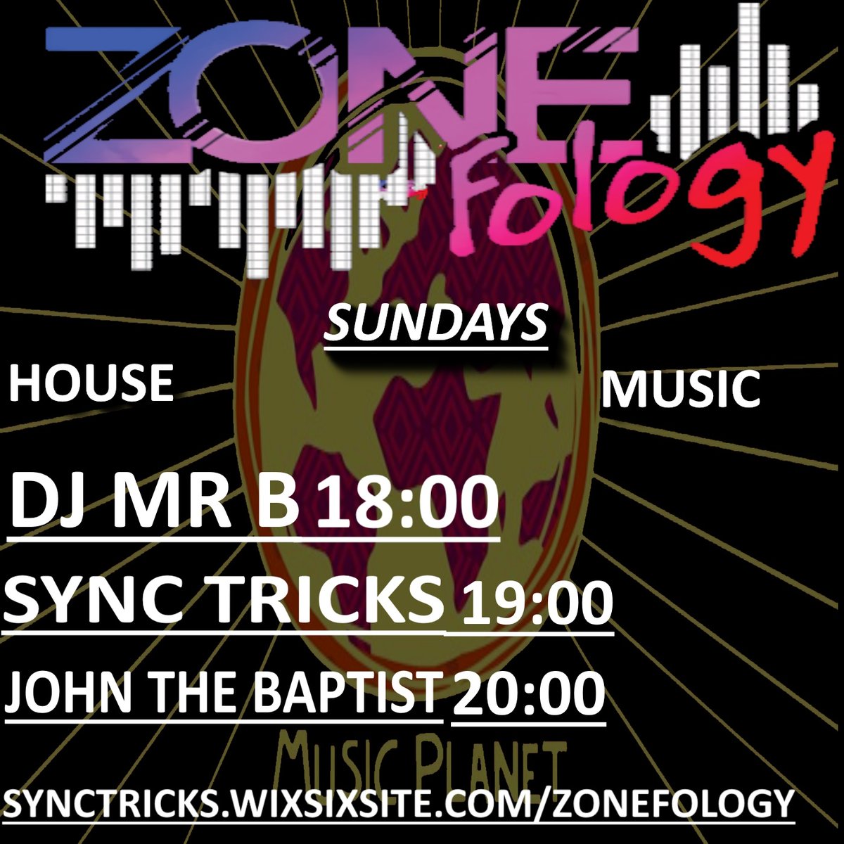 synctricks's tweet photo. @ZoneFologyRadio is back from 6 this evening finishing the week with a set from myself @synctricks with my @sundayservice

https://t.co/veVdbPCbmD https://t.co/5H92P7xQDA