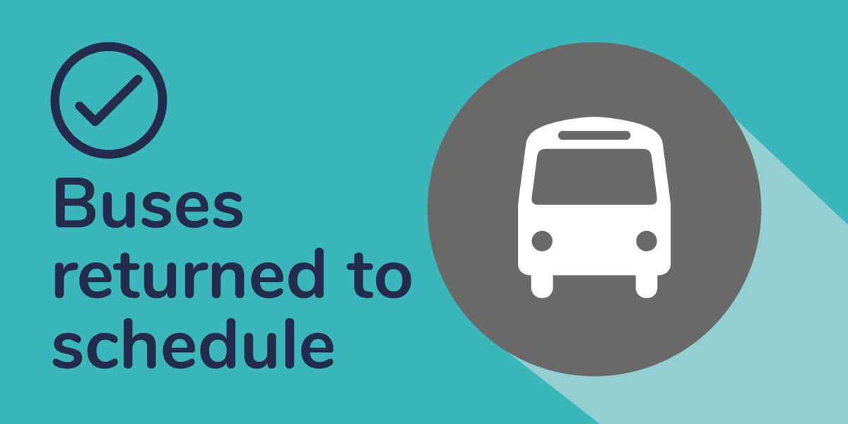 Update: Buses travelling along Coronation Drive, Milton are returning to normal schedule after earlier congestion. bit.ly/3ywt9wJ #TLAlert #TL400s