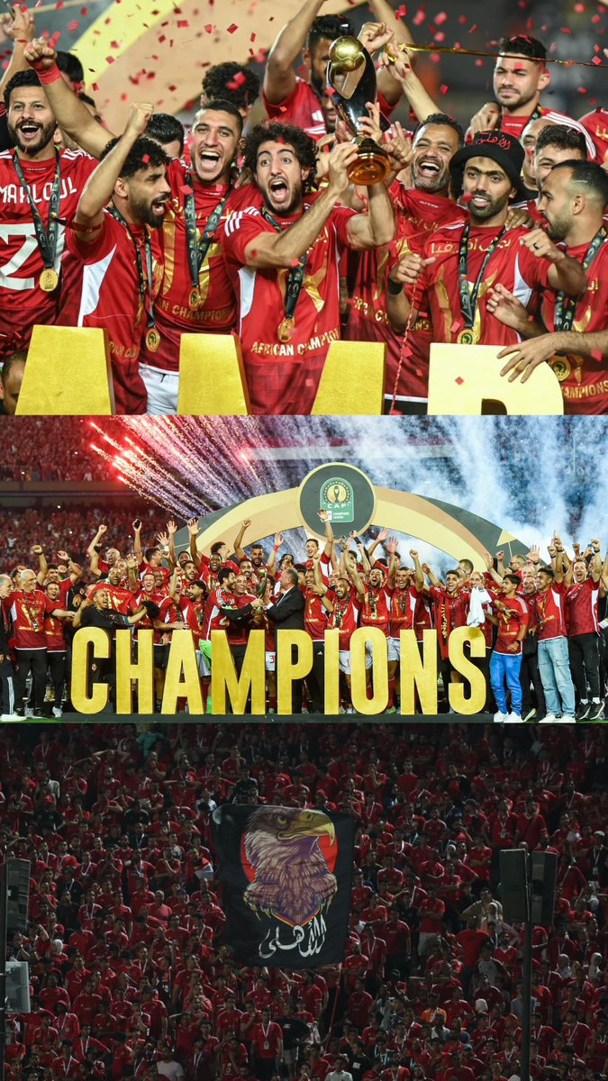 Congratulations @AlAhly for winning your 12th African Champions League Title! 🇪🇬🇪🇬🇪🇬🏆🇪🇬🇪🇬🇪🇬 مبروك لمصر 🇪🇬 والنادي الأهلي الفوز للمرة ١٢ بدوري أبطال أفريقيا!