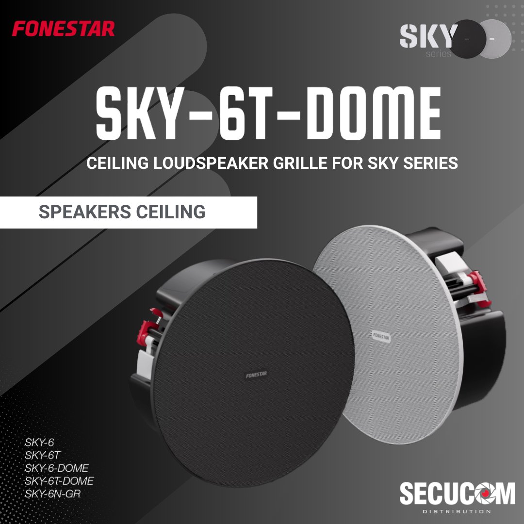 SecuComDist's tweet photo. تم ترشيح مكبر الصوت من سلسلة SKY-6T-DOME SKY لجوائز STILL Electricidad لأفضل منتج لهذا العام وأفضل منتج تصميم.

Contact Our Sales: Sales@SecuCom.Net

#Fonestar #SecuCom #Productoftheyear #Bestdesign #AunaAwards #VoteForUs  #YourVoteCounts https://t.co/FRLnmSNKOu