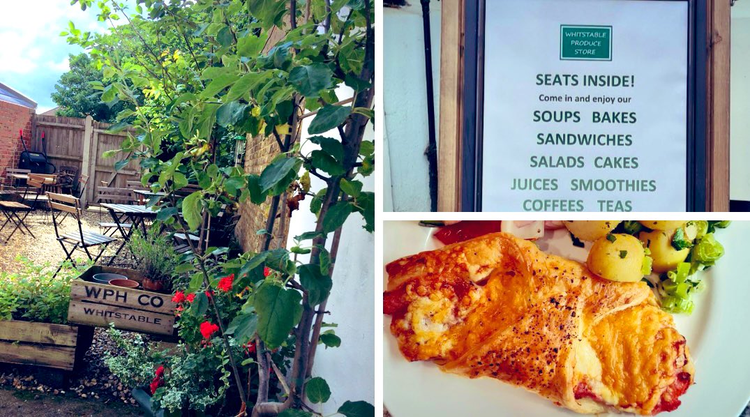 We’re open today and over the Bank Holiday weekend. Here’s a glimpse of our courtyard garden and what we do.
#Whitstable #Bankholiday #localfood #localtreats