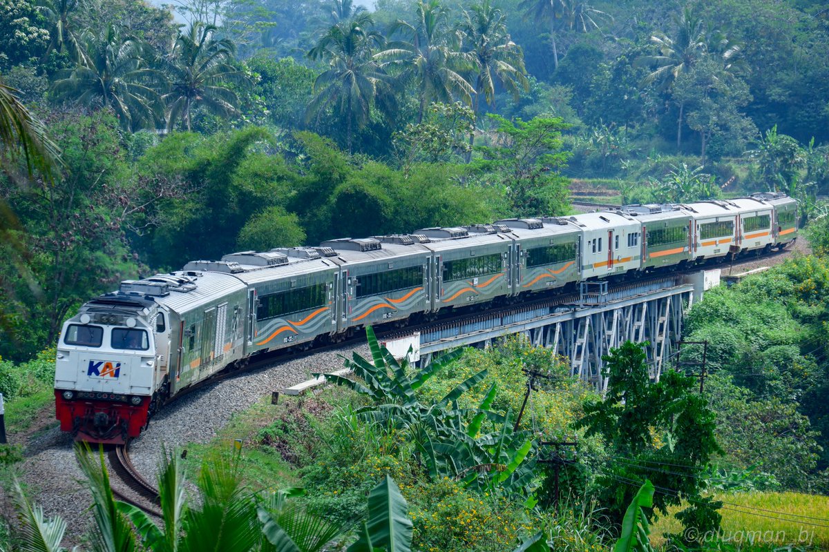 Kereta yang hanya berdinas saat musim mudik dan long weekend, ‘Lodaya Tambahan 7024B’ Bandung-Solo Balapan. #fotosepur @KA1121 @keretaapikita @kemenhub151 @perkeretaapian @mas_didiek @argothrottle @btp_bandung @jurnalrailfans @jalur5_ @semboyan35com @instrail_id