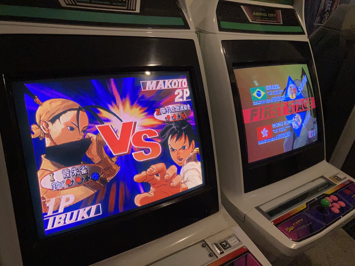 naisai2me's tweet image. ゲームセンターおきなや、ついに3rd strike2セット目稼働開始。