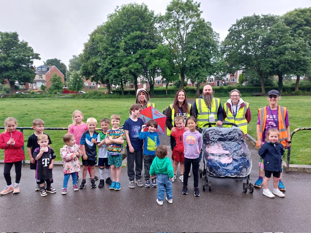 Event 77: a rainy junior parkrun today ☔ Thanks to the 21 volunteers ♥ Well done to the 21 finishers ☺ We had 4 First Timers, 7 Personal Bests (PBs) with a marathon wristband for 21 junior parkruns for Annie 🎉 Sarah Slevin volunteered for the 25th time 💜 Same time next week?