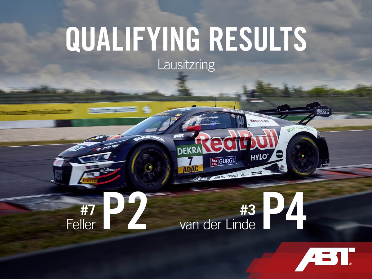 Another strong qualifying performance in @DTM: both our cars will start from the first two rows like yesterday.

#ABTSportsline #RedBull #GivesYouWiiings #DTM24 #ranDTM