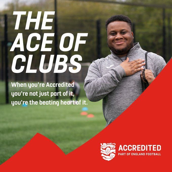Becoming @EnglandFootball Accredited is super easy ✅ Just head to the Accreditation tab on clubs.thefa.com Then just complete the Accreditation Checklist and submit your application to become Accredited 🙌 Contact Jemma.Fairey@LondonFA.com if you have any questions 📥