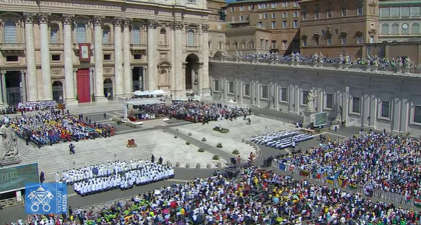 On World Children's Day, Pope Francis tailors Mass for youngsters by explaining each moment & using his homily to teach what is the Trinty: God, the father, created us; Jesus saved us; the Holy Spirit accompanies us throughout life, gives us strength, prompts us to do good.