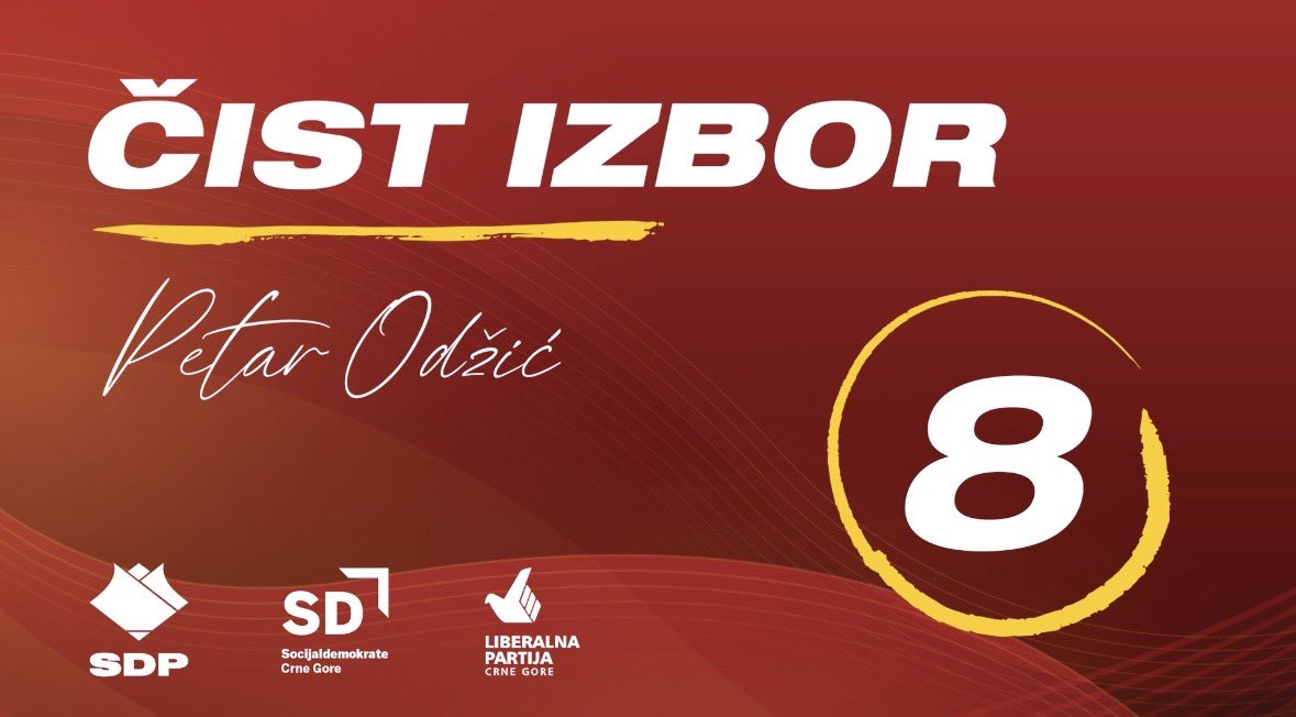 📢Pozivamo Budvanke i Budvane da danas naprave ispravan izbor i zaokruže broj 8! Broj 8 je Čist izbor! 🤝 🗳️ Lista 'ČIST IZBOR - Petar Odžić' (SDP, SD, LP i građani) #LokalniIzbori #Budva2024 #Zaokruži8 #ČistIzbor🇲🇪