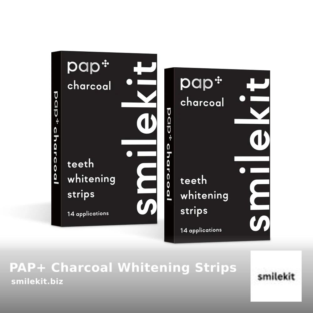 Achieve a whiter smile instantly with PAP+ Charcoal Whitening Strips! ✨Fast results, no sensitivity, &amp; easy to use. Get 14 on-the-go treatments for just $19.99. Ready for a confident, radiant smile? Order now at smilekit.biz/products/pap-c… #WHITENING #SmileBright