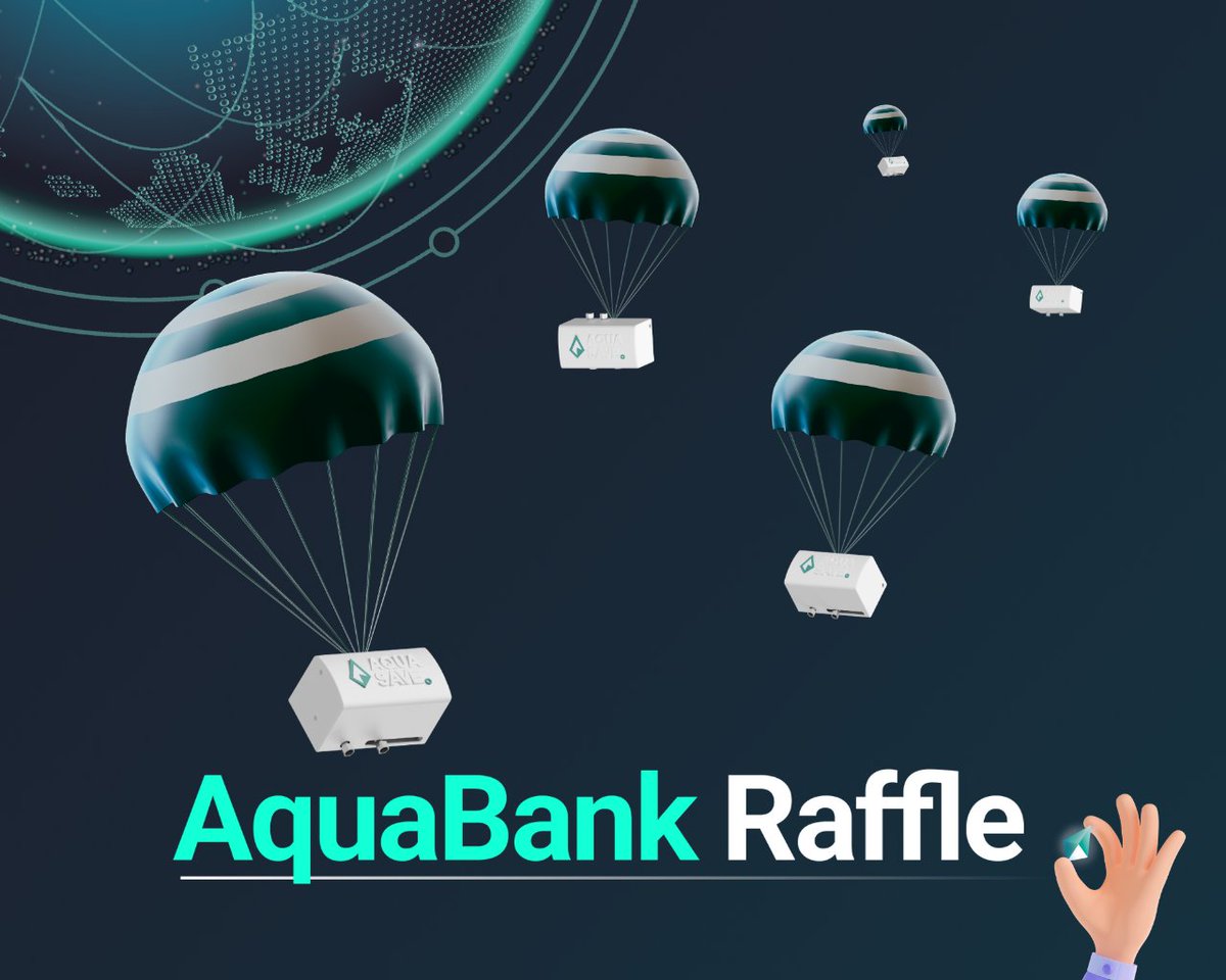 AquaSaveCrypto's tweet photo. AquaBank Raffle 🎉🔥

Win an AquaBank worth 549€!

Join our Discord and enter the raffle on May 27, 2024, at 6 PM CET.

🎟️ 10 AquaPoints = 1 Ticket
More points = more chances! 🙌

Good luck! ❤️ https://t.co/EL7nVO5bC6