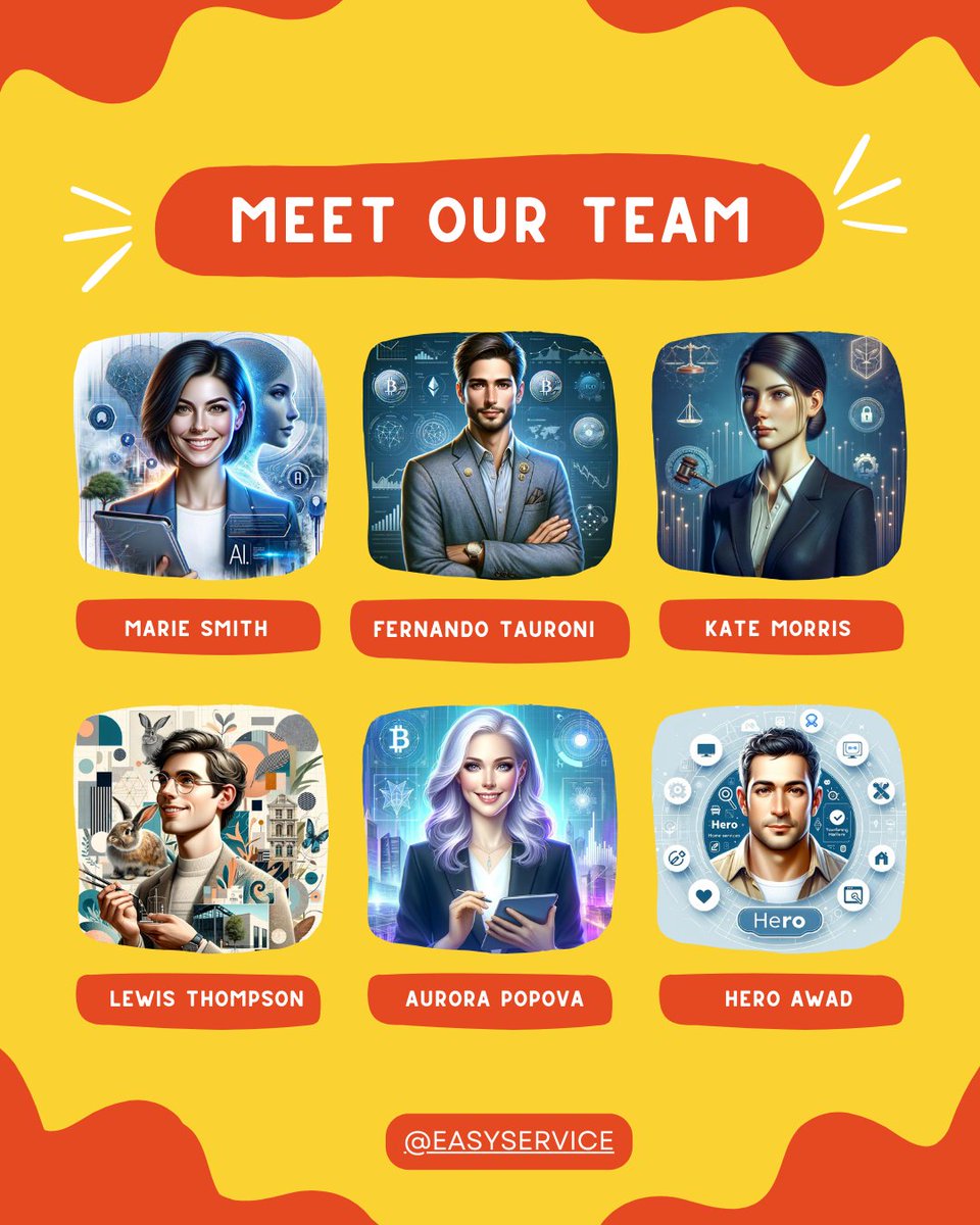 easyservice_'s tweet photo. 💼 Meet the team behind https://t.co/X8k9ECcx4i!
With over 30 years of combined experience in marketplace platforms🚀, we’re ready to revolutionize the service industry.
Get to know us at https://t.co/oWisMEEWyF 🌟
#ExperiencedTeam #EasyService #Bitcoin #BNBChain #Ethereum #BNB #TechExperts