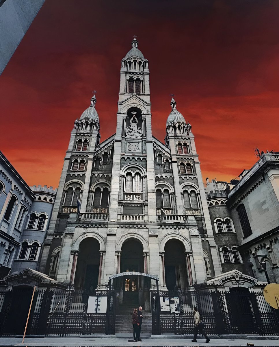 The Basilica of the Holy Sacrament in Beunos Aires, Argentina.