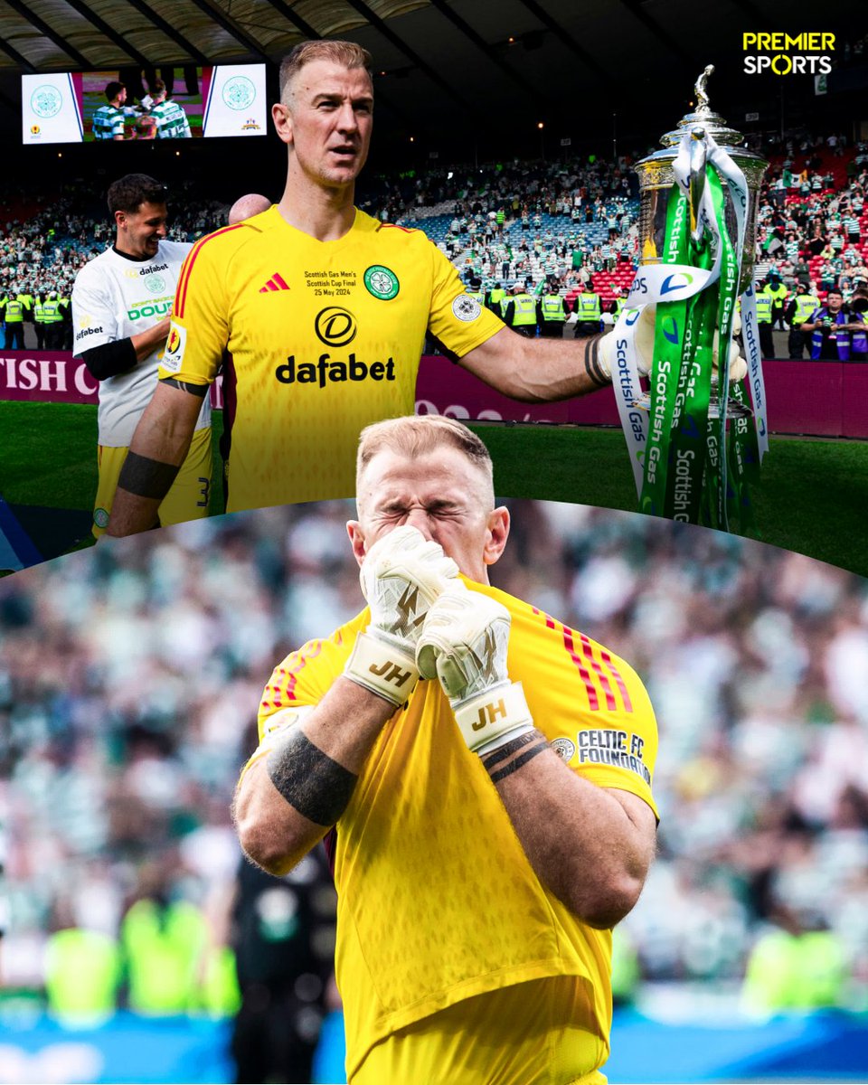 A legendary career. A legendary Celt. 🍀

A fitting finale to Joe Hart's playing days and his special time at Celtic 🏆

2 x Premier League
1 x FA Cup
2 x English League Cup
3 x Scottish Premiership
2 x Scottish Cup
2 x Scottish League Cup
75 caps for England

👏👏👏