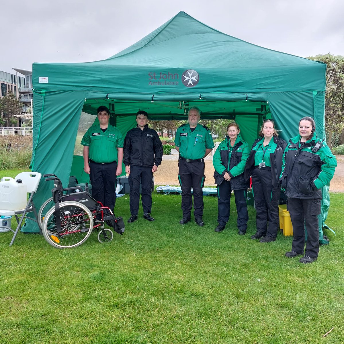 All set up and ready for the Race for Life.

If you need us come we will be there!

#raceforlife #jerseyevents #jerseyci #StJohnJersey