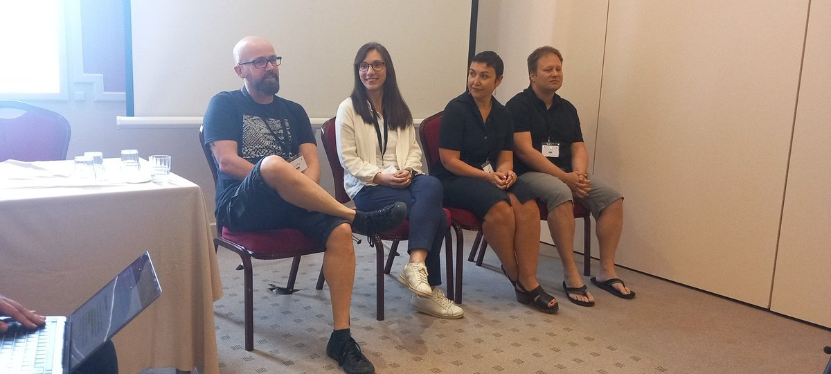 MariaAngelaPellegrino (@mariaangelapel3) on Twitter photo Ready for the panel at the #dqmlkg at <a href="/eswc_conf/">ESWC Conferences</a> So excited to hear about their impressions and thoughts about data quality, knowledge graphs, and machine learning. You can find us in the Efterpi conference room Ready for the panel at the #dqmlkg at <a href="/eswc_conf/">ESWC Conferences</a> So excited to hear about their impressions and thoughts about data quality, knowledge graphs, and machine learning. You can find us in the Efterpi conference room