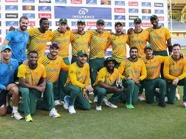 Proteas Captains Who Won T20i Series vs West Indies.

(1) Graeme Smith 2010 (Away)
(2) Temba Bavuma 2021 (Away)

 Faf Du Plessis and Aiden Markram lost the home series vs West Indies
RVD lost the series currently

Bavuma and Smith Are The Only SA Captains To Win T20I series vs WI