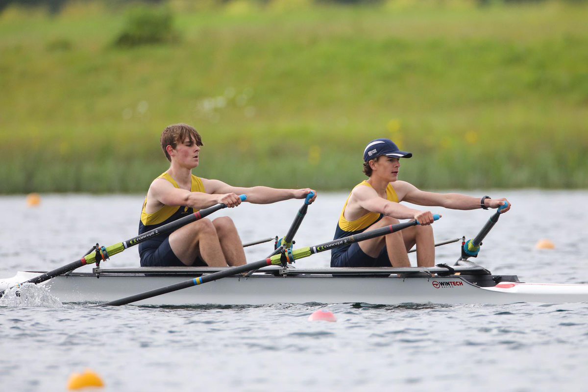 Great time trial from the J16 double who qualified for the C final this afternoon at 14.30. The girls quad will race the A/B semi final at 12.25 and the boys eight will race at 15.25. <a href="/SportBryanston/">Bryanston Sport</a> <a href="/BryanstonSchool/">Bryanston School</a>