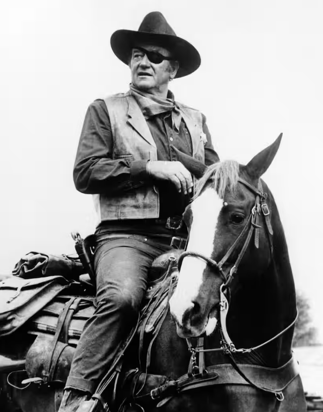 What is the first film you think of when you see JOHN WAYNE?