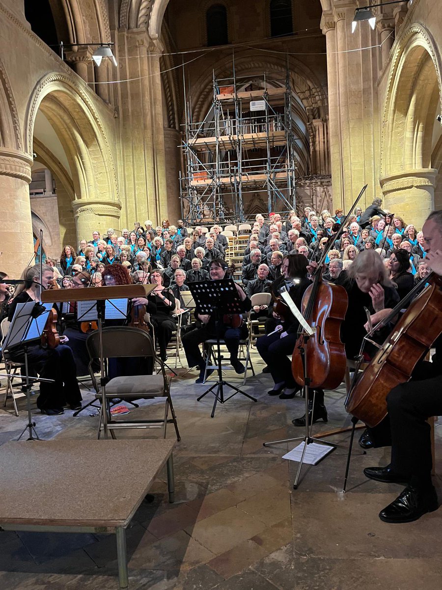 Nigel and Penny joined Nottingham Harmonic Choir at Southwell Mindter yesterday. 

Nigel was pleasantly surprised to hear that we are the Choir’s longest sponsor with 25 years of sponsorship.