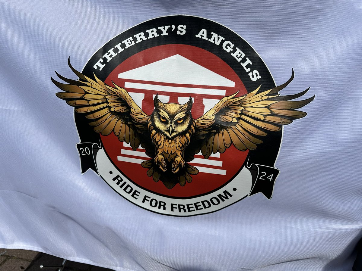 Remco_Roelofs's tweet photo. We zijn onderweg met de eerste Ride For Freedom, de vredeseditie van de  nieuwe FVD-MC Thierry’s Angels.  #Vredeskaravaan #FVD #RideForFreedom https://t.co/hcnqdKMheM