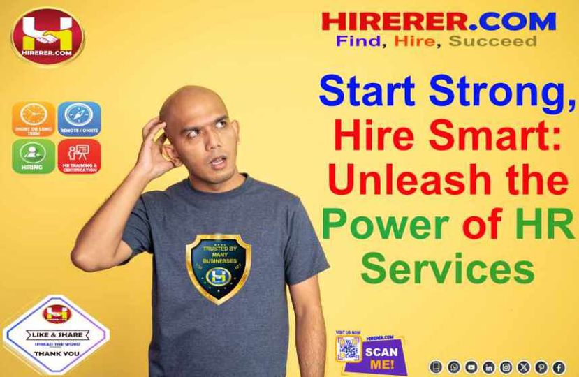 HIRERER.COM, Affordable #Talent Acquisition, #Smart Outcomes

visit hiring.hirerer.com to know more

#HRStrategies #EmploymentSolutions #SmartHiring #StaffingServices #BusinessSuccess #outofjob #Hirerer #SmartlyHiring #iHRAssist #SmartlyHR