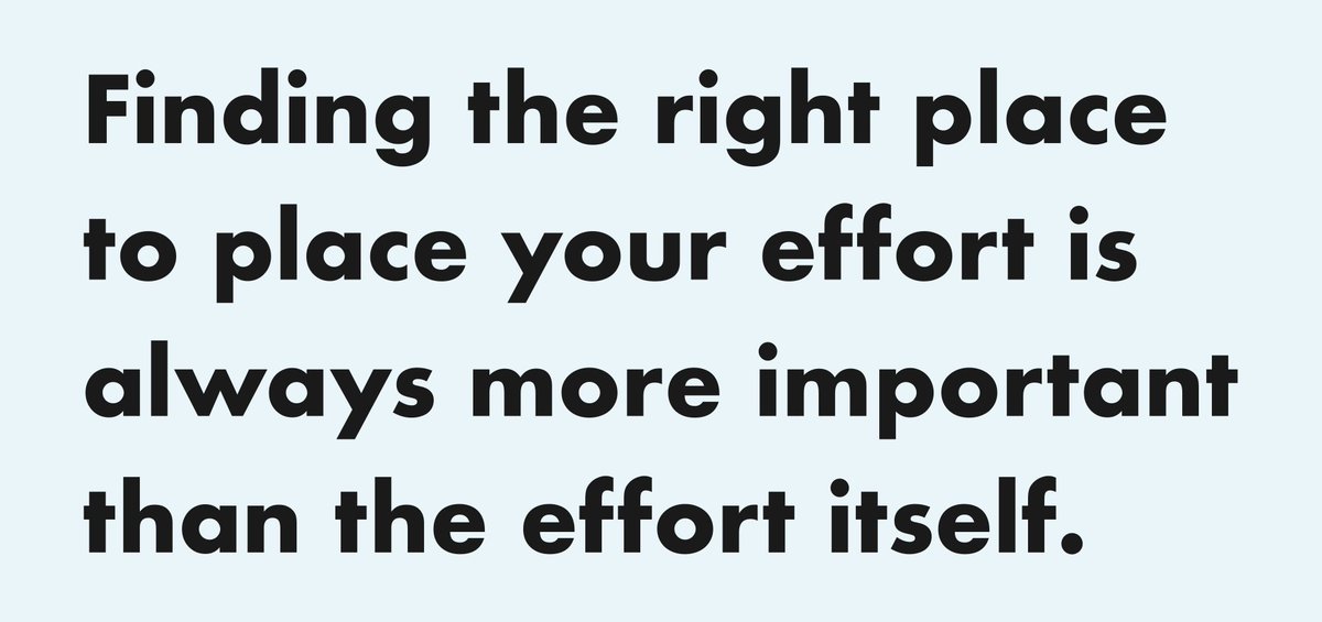 Finding the right place to place effort is always more important than the effort itself. $Chie chie.life #cryptocurrency #intellect #value #success #effort