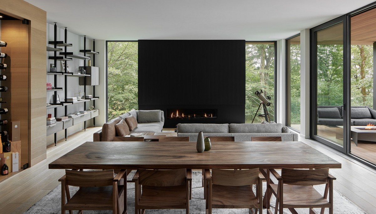 MXMA Architecture & Design and Catlin Stothers Design present Maison Shefford, Quebec e-architect.com/canada/maison-… #modernvilla #architecture #Canada #interiordesign