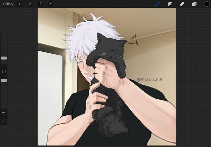 「black cat looking at viewer」 illustration images(Latest)