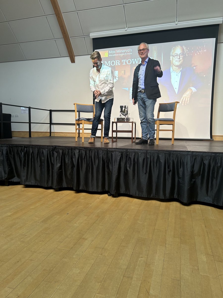 Jane Shemilt (@janeshemilt) on Twitter photo brilliant evening with <a href="/amortowles/">amor towles</a> ( new #TableforTwo) A wide ranging masterclass into his process (meticulous prior design by right brain leaves the left free to create as he writes)plus other invaluable insights/gems.Thanks Sam <a href="/maxminervas/">Maxminervas.bsky.social</a> for great hosting x brilliant evening with <a href="/amortowles/">amor towles</a> ( new #TableforTwo) A wide ranging masterclass into his process (meticulous prior design by right brain leaves the left free to create as he writes)plus other invaluable insights/gems.Thanks Sam <a href="/maxminervas/">Maxminervas.bsky.social</a> for great hosting x