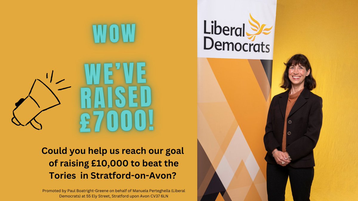 📣My Crowdfunder closes next Thursday at midnight and we are very close to hitting our £10,000 target! With the #GeneralElection now on, a last push to reach our target! 🔶️🔶️🔶️ Thank you to all those who donated. All donations big and small will help us get over the line!