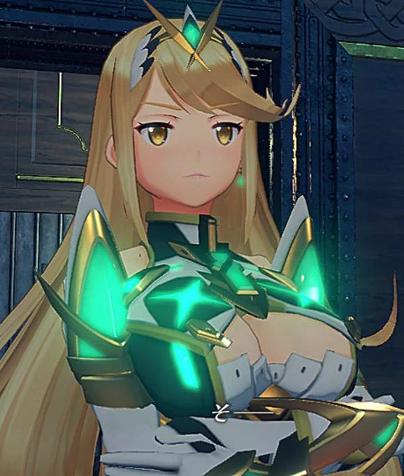 ヒカリちゃんの口って猫みたいでかわいいよねっていう絵#ゼノブレイド2 #Xenoblade2 #イラスト 