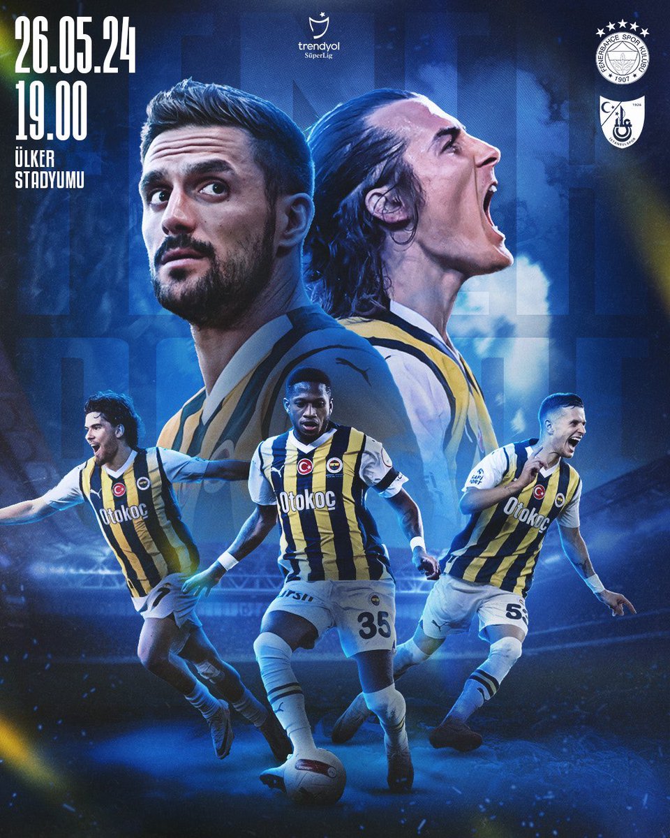 🟡🔵 FENER’İN MAÇI VAR ! #TSL Le dénouement final, le climax de la Süper Lig, sera ce soir... Plus que 90 minutes pour tout, ou rien. — diffusé sur beIN Sports 🇹🇷🇫🇷 à 18h00.