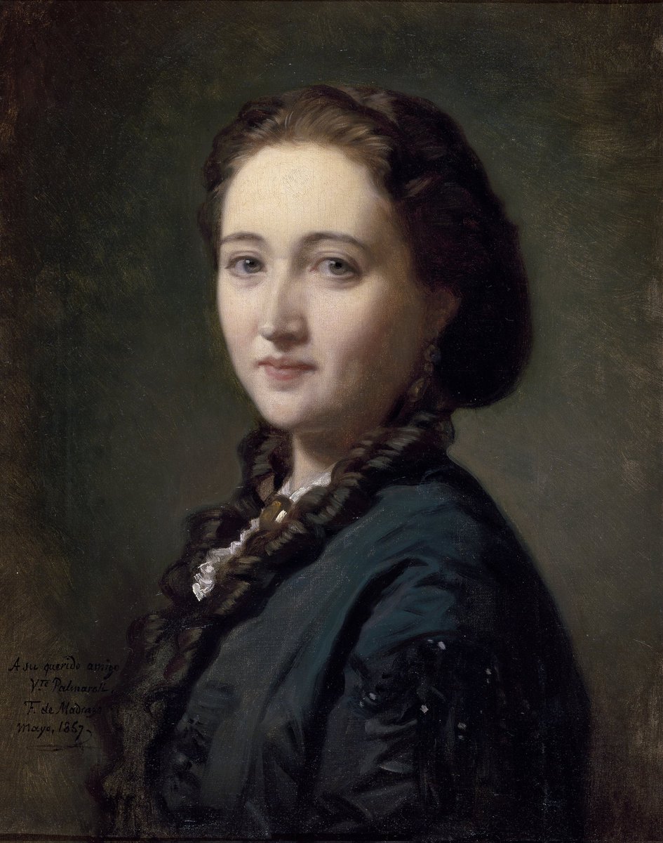 'Sofía Reboulet, señora de Palmaroli' {1867} By ~ Federico de Madrazo y Kuntz