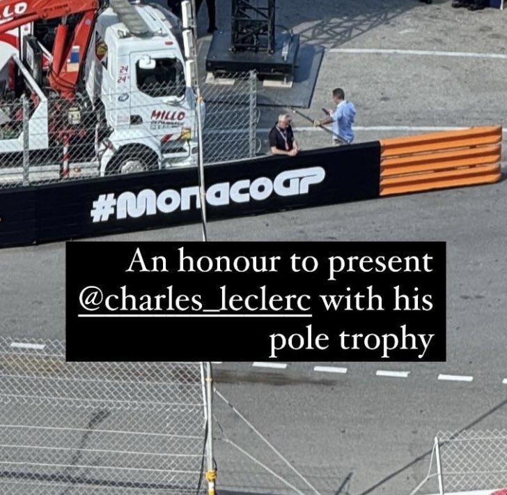 nicholas galitzine via ig: 'an honour to present charles leclerc with his pole trophy'

everybody is a charles leclerc fan ❤️