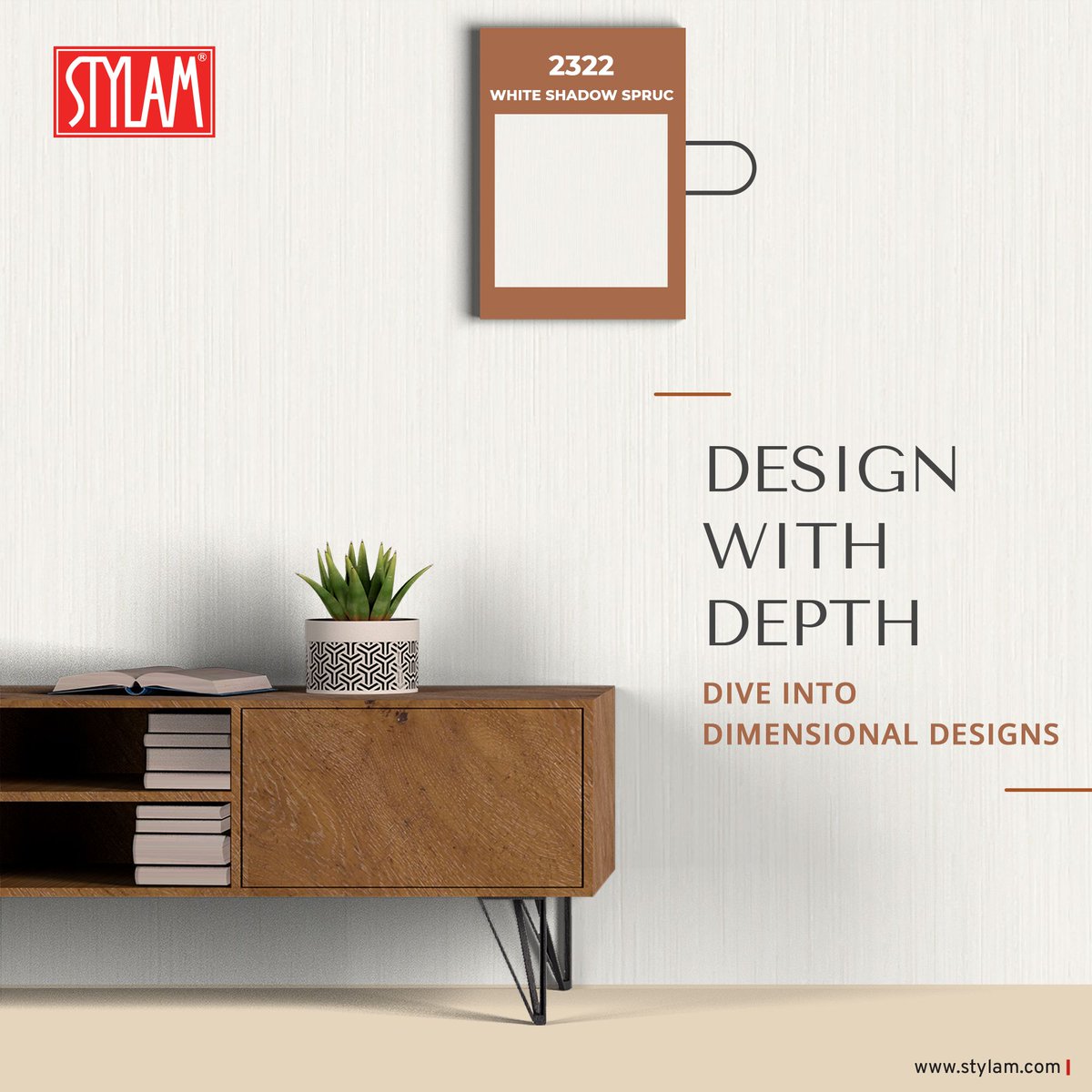 Experience the epitome of sophistication with Luxe #LaminateLiving! 🌟 Dive into #DimensionalDesign and discover a world where #style meets substance. Elevate your space effortlessly with #STYLAM.

Explore more at stylam.com

#LuxeLiving #DimensionalDesign