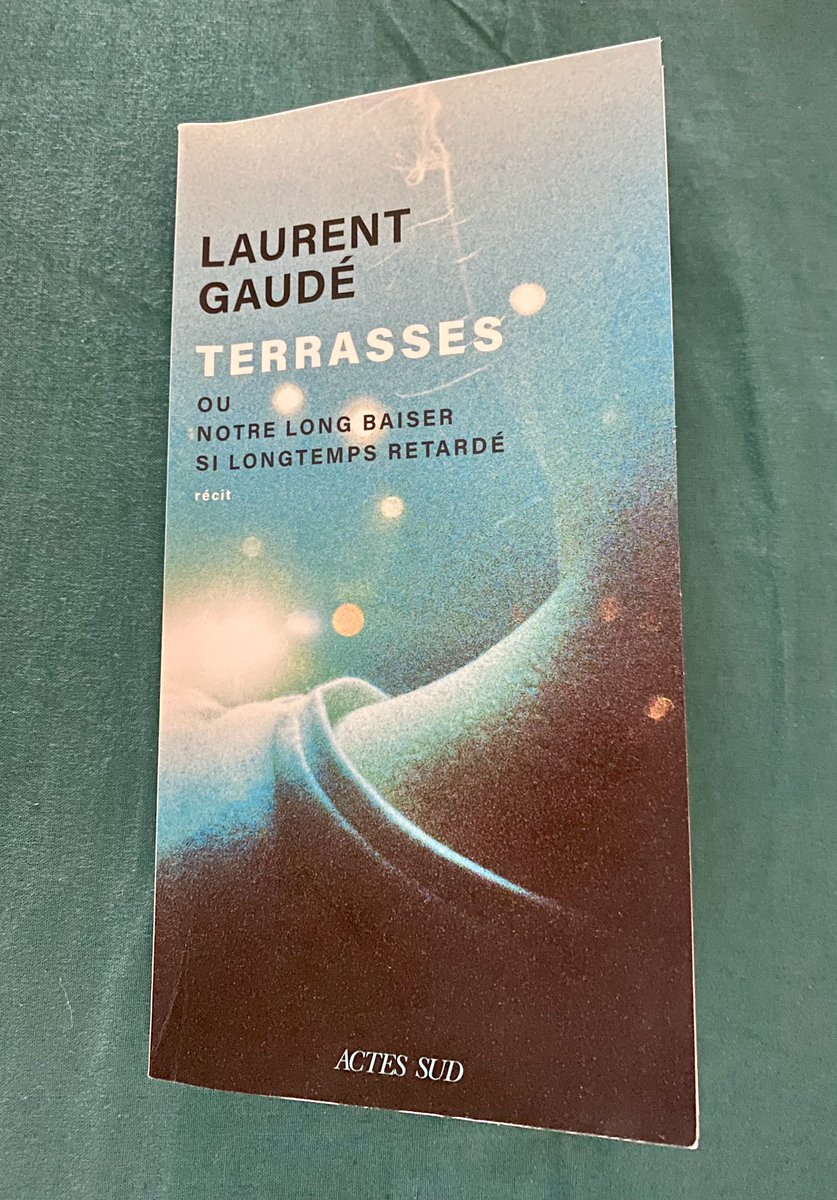 #Vendredi13 #Lecture
« Terrasses », un uppercut.
Acheté hier et lit d’une traite ce matin…
🙏🏼 Laurent GAUDÉ.
À LIRE !!!
#NeJamaisOublier