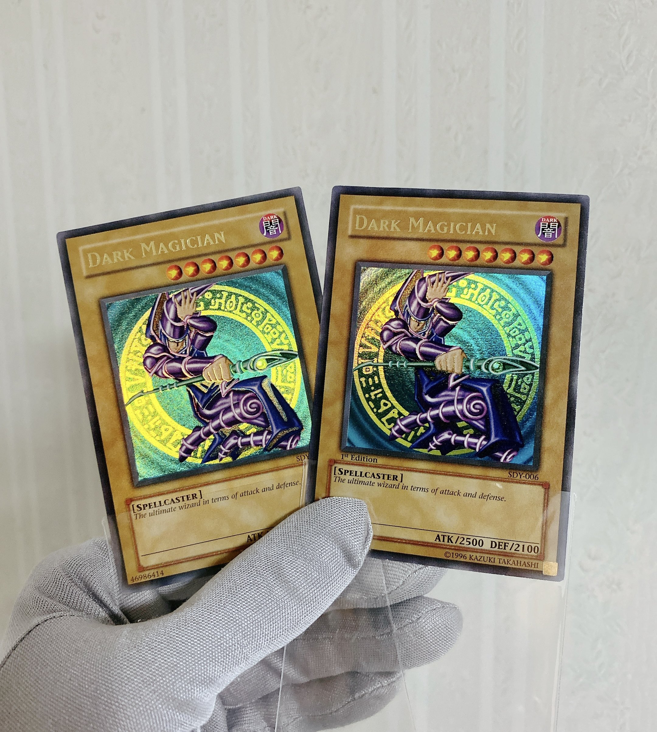 DARK MAGICIAN ブラック・マジシャン 1st 英語 SDY-006 DARK MAGICIAN *** ORIGINAL ULTRA RARE SDY-006 (MODERATELY PLAYED