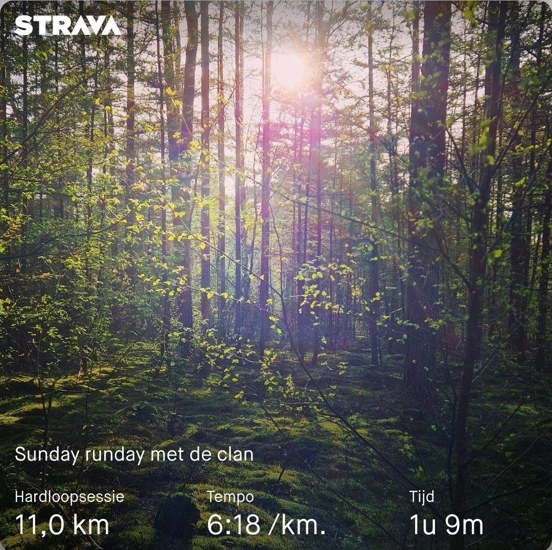 Sunday Runday met mijn @loopmaatjes @hardloopvriend
Warm en flink zweten, maar lekker gelopen. Bekijk mijn activiteit op Strava: strava.app.link/F8YogrsuUJb