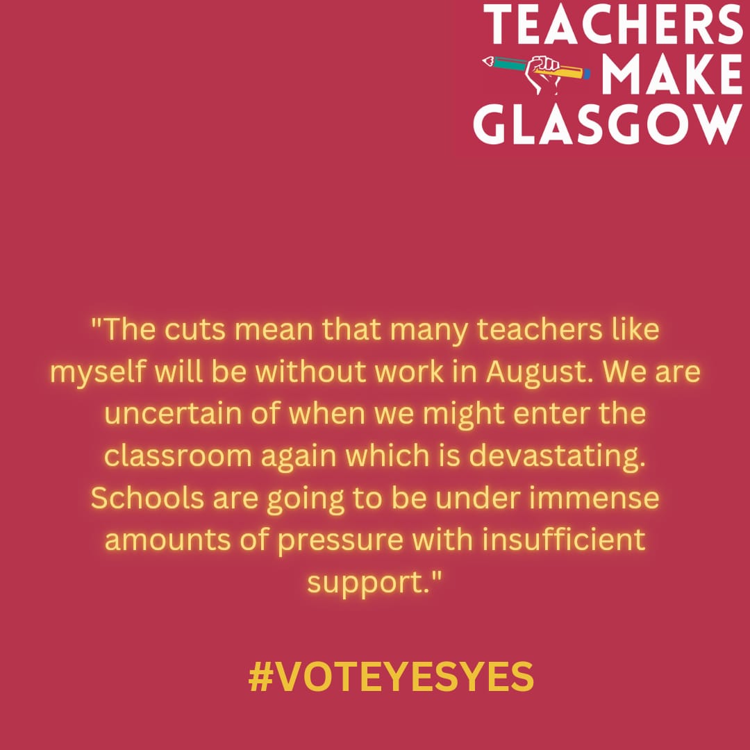 We must stand together.  If we don't our young people will lose quality teachers who want to nurture and support them. Vote yes yes in our consultative ballot. We need every single vote #voteyesyes
