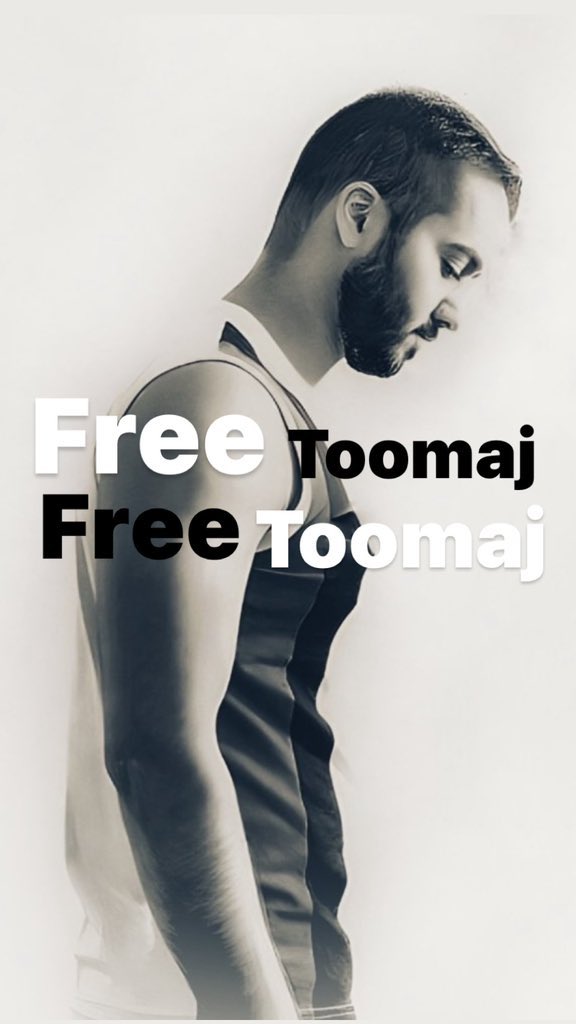 Be his voice 
 #ToomajSalehi
#FreeToomaj‌