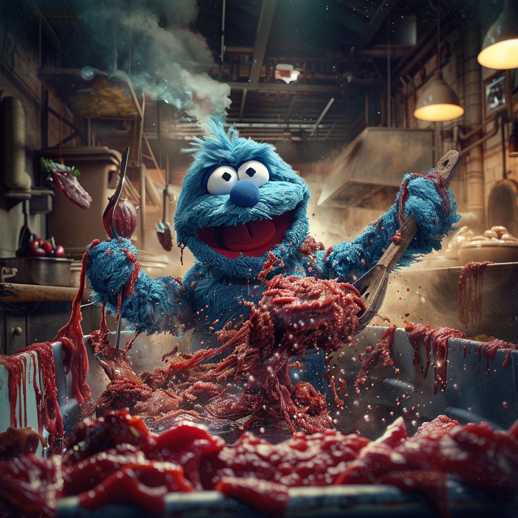 QT your blue hair

I'm not so sure about Cookie's recipe