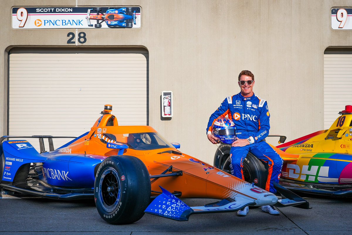 RT to wish @scottdixon9 & the No. 9 @PNCBank Honda good luck in the 108th Running of the #Indy500! 💪