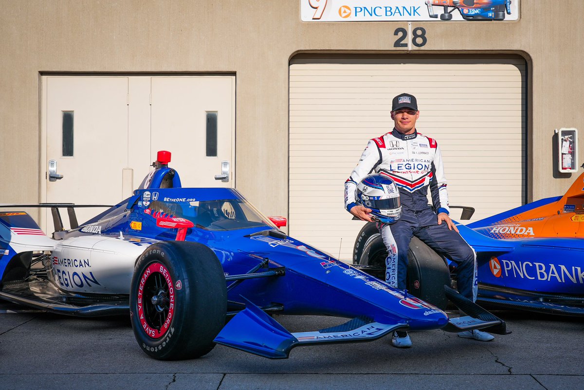 RT to wish @L_Lundqvist76 & the No. 8 @AmericanLegion Honda good luck in the 108th Running of the #Indy500! 💪